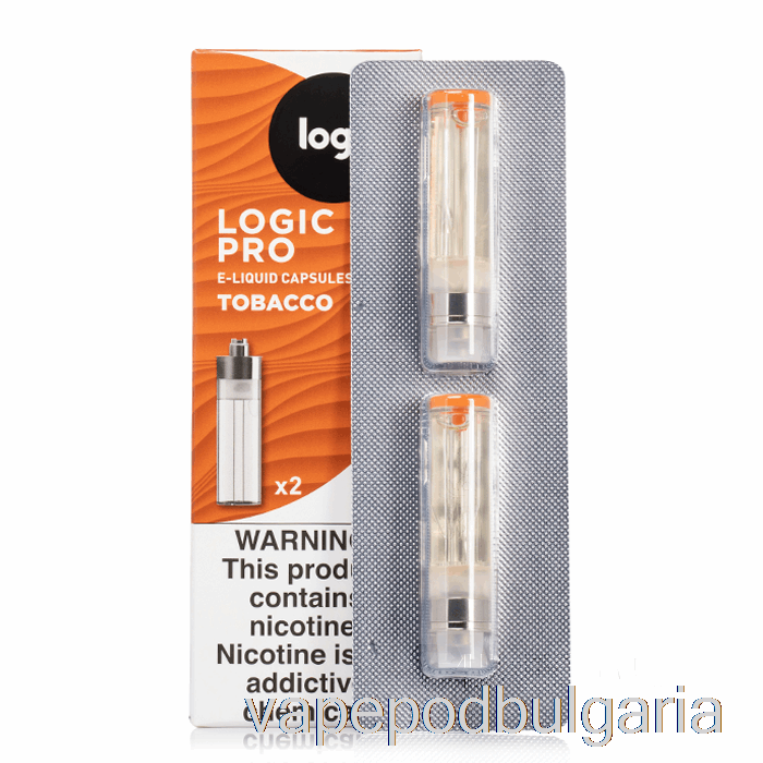 Vape Течности Logic Pro пълнители капсули тютюн